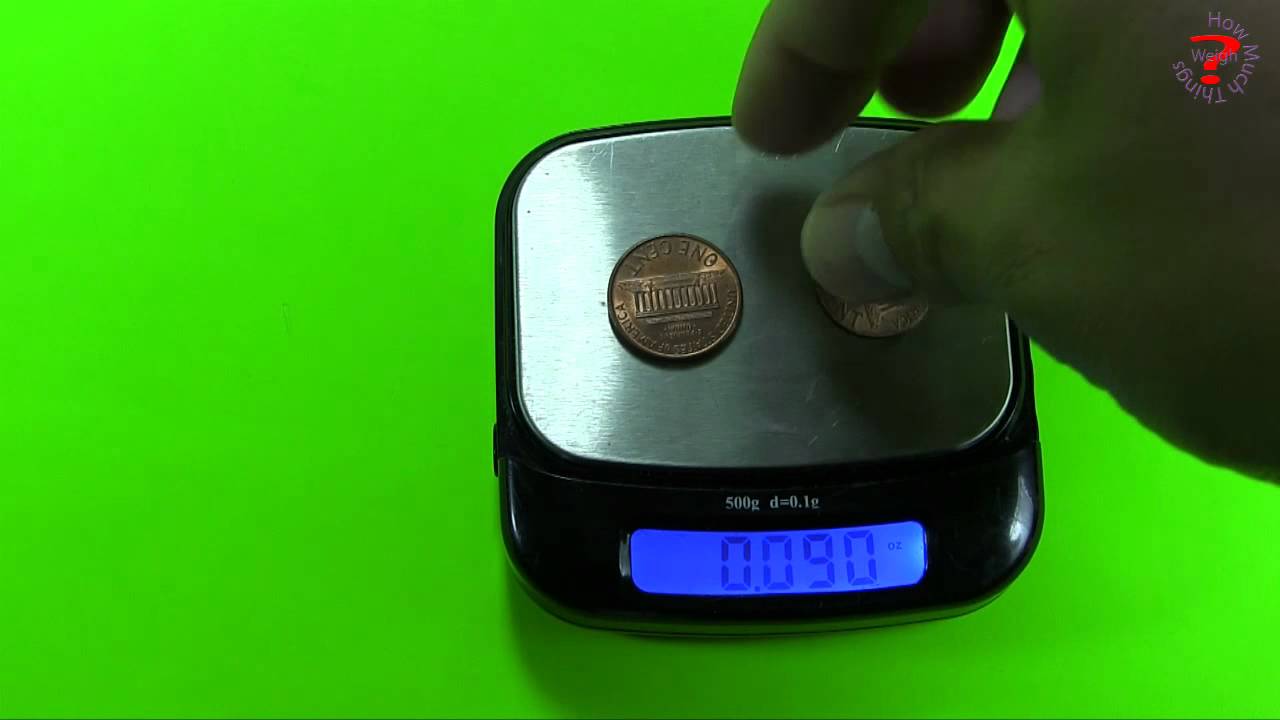 How much does 2 cent pennies  weigh?