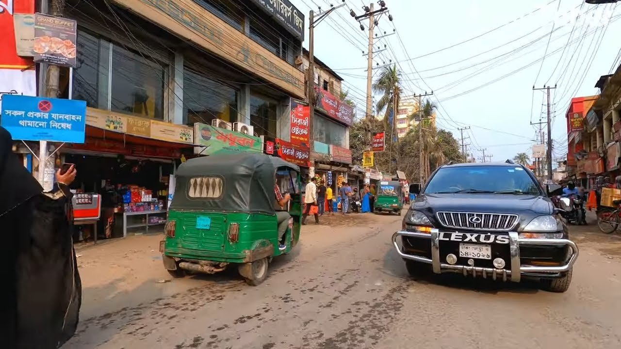 Sylhet City 4K | Sylhet Court - Zindabazar - Amberkhana - Tilaghor - Majortila | Road Tuber