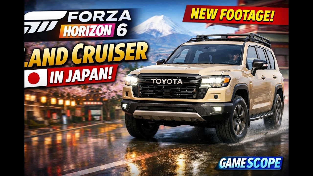 Forza Horizon 6 Shows the Toyota Land Cruiser in Japan