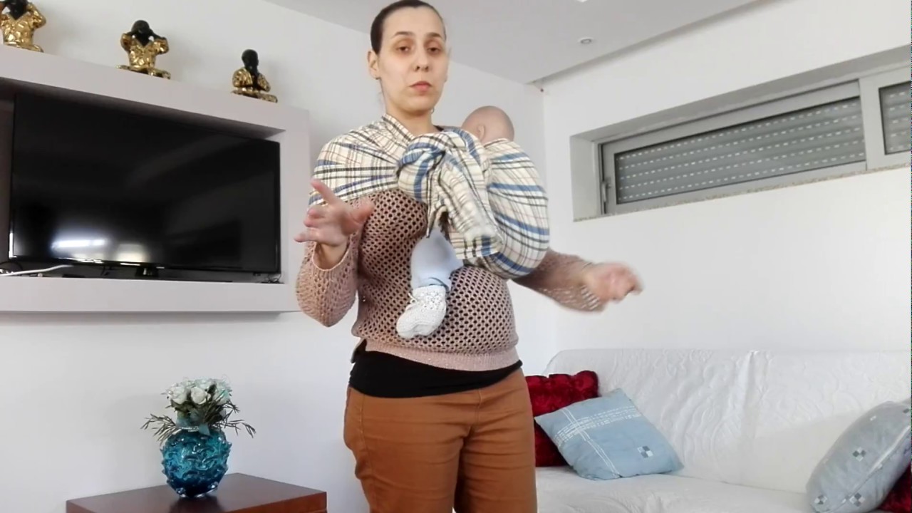 Babywearing [sling de argolas] porte na anca (Ring Sling)_lili lima