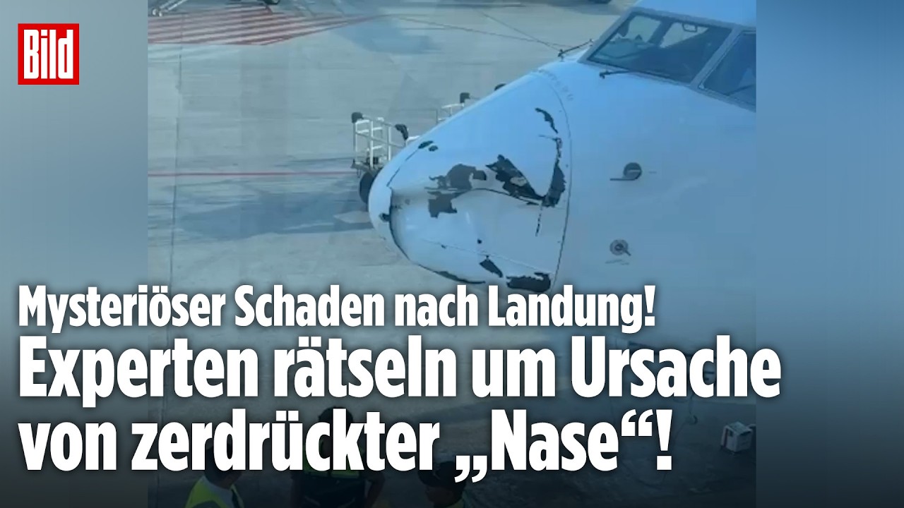 INDONESIEN: Boeing landet plötzlich mit zerstörter Nase! Experten untersuchen rätselhaften Schaden!