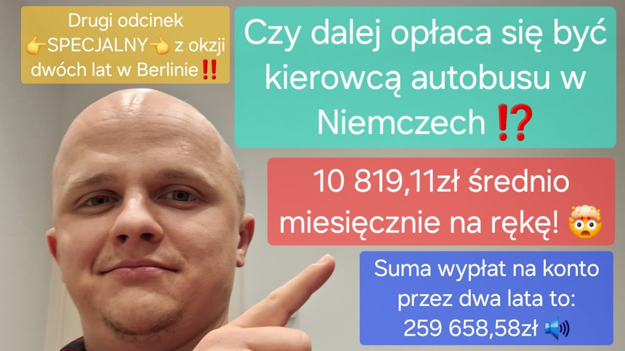 Ile zarabia kierowca autobusu w Niemczech❓️Czyste fakty‼️ Czy dalej się to opłaca❓️Zarobki, dochody!