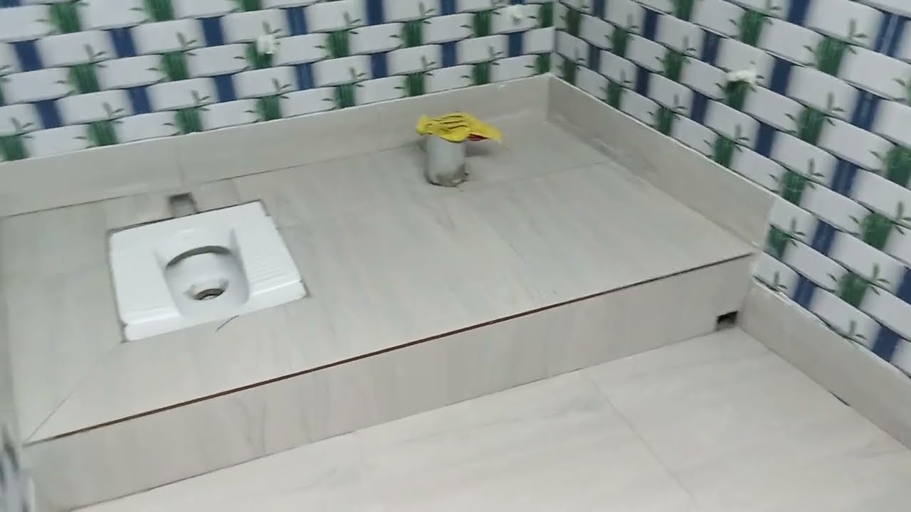 বাথরুমে টাইলস ফিটিংস ভিডিও। ইউটিউব ভিডিও। শুভ ব্লক মার্বেল টাইলস ফিটিংস