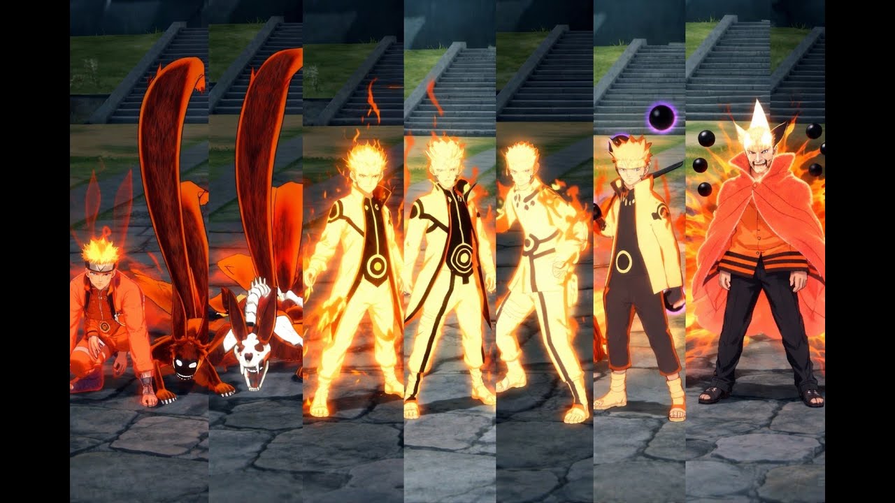 All Transformations & Awakenings Of Naruto (4K) - Naruto Shippuden Ultimate Ninja Storm 4