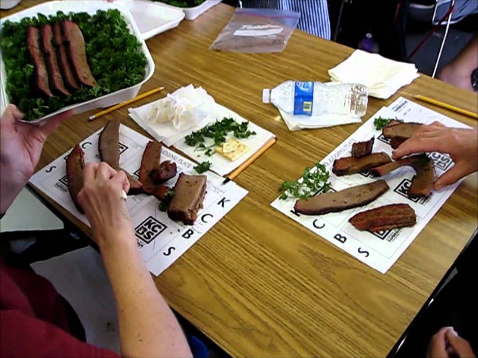 KCBS Brisket Judging