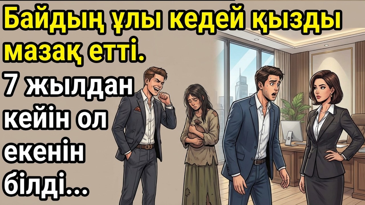 Байдың ұлы кедей қызды мазақ етті. 7 жылдан кейін ол кім екенін білді...