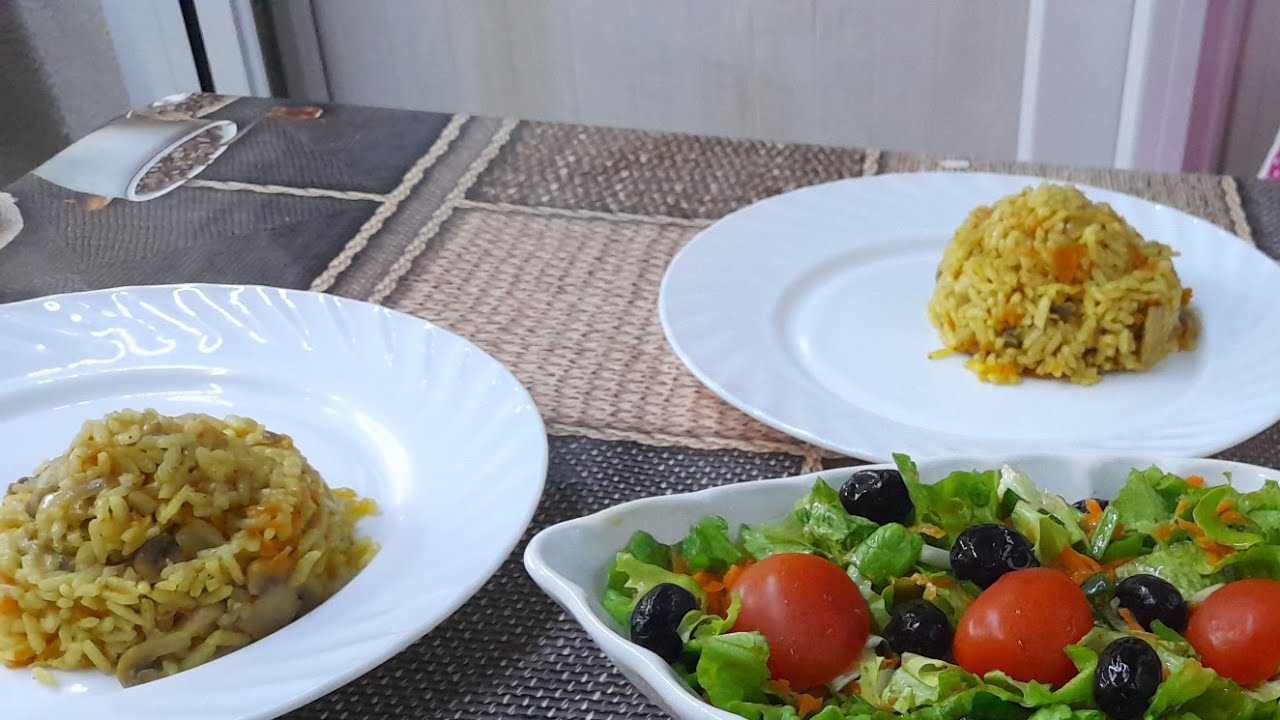 MANTARLI SEBZELI LEZETLİ TANE  TANE PİLAV KEŞFEDİN 