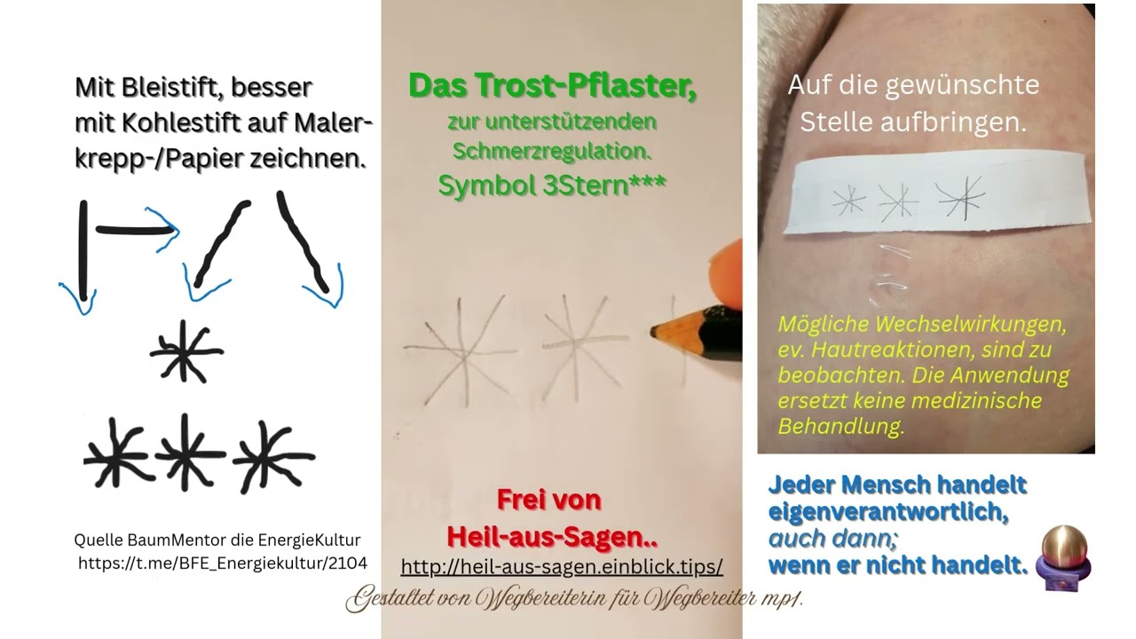ElektroKultUR - TrostPflaster - Symbol - 3 Sterne*** Netzfund - BaumMentor