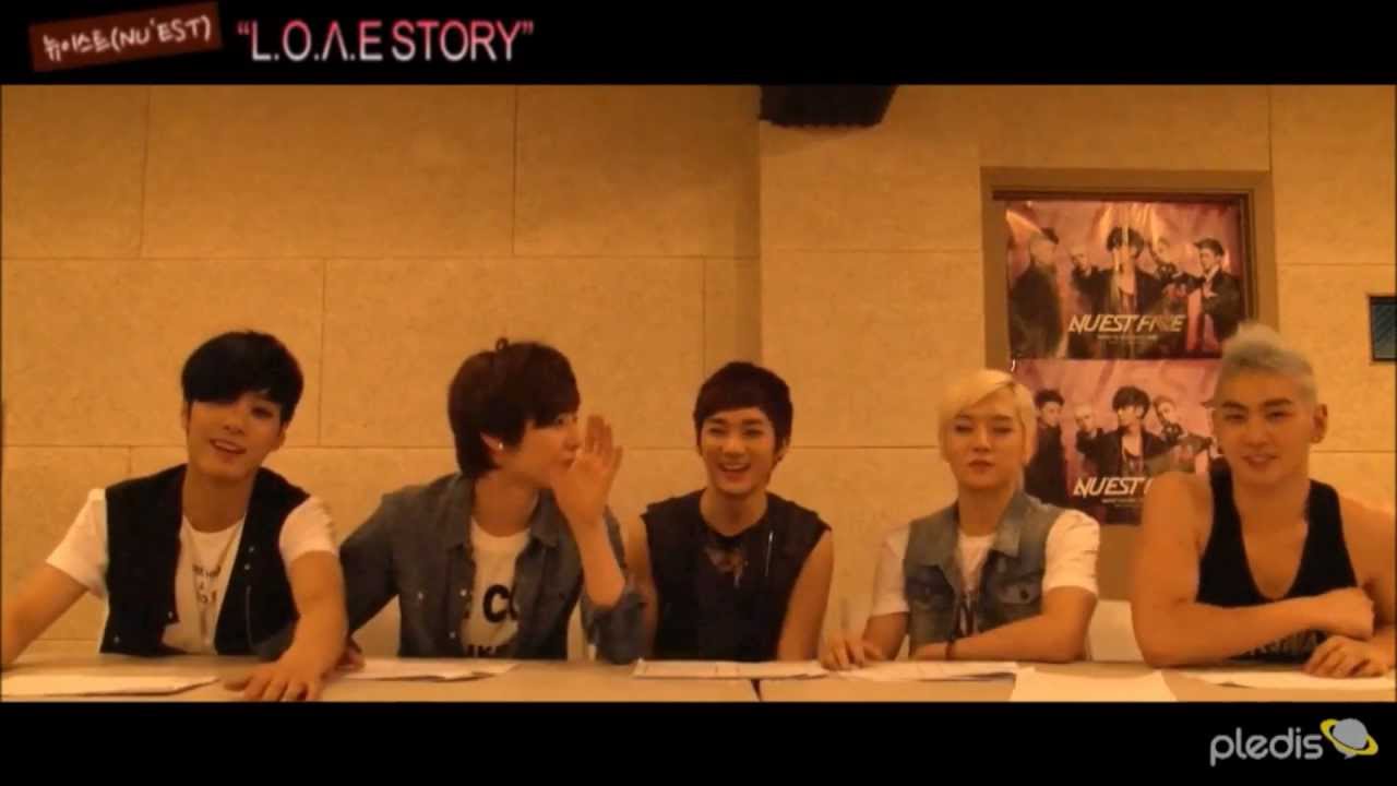 NU'EST 뉴이스트 Speaking English Compilation