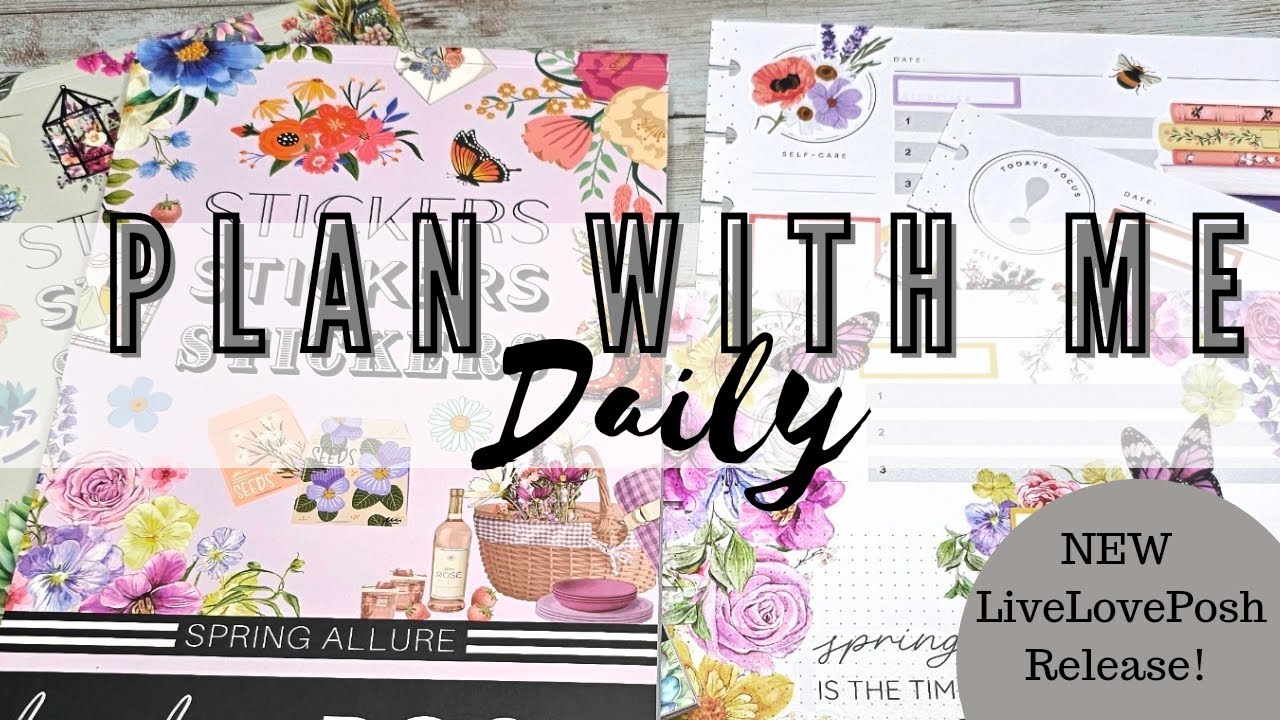 Plan With Me | Daily Sheets | NEW LiveLovePosh Release!