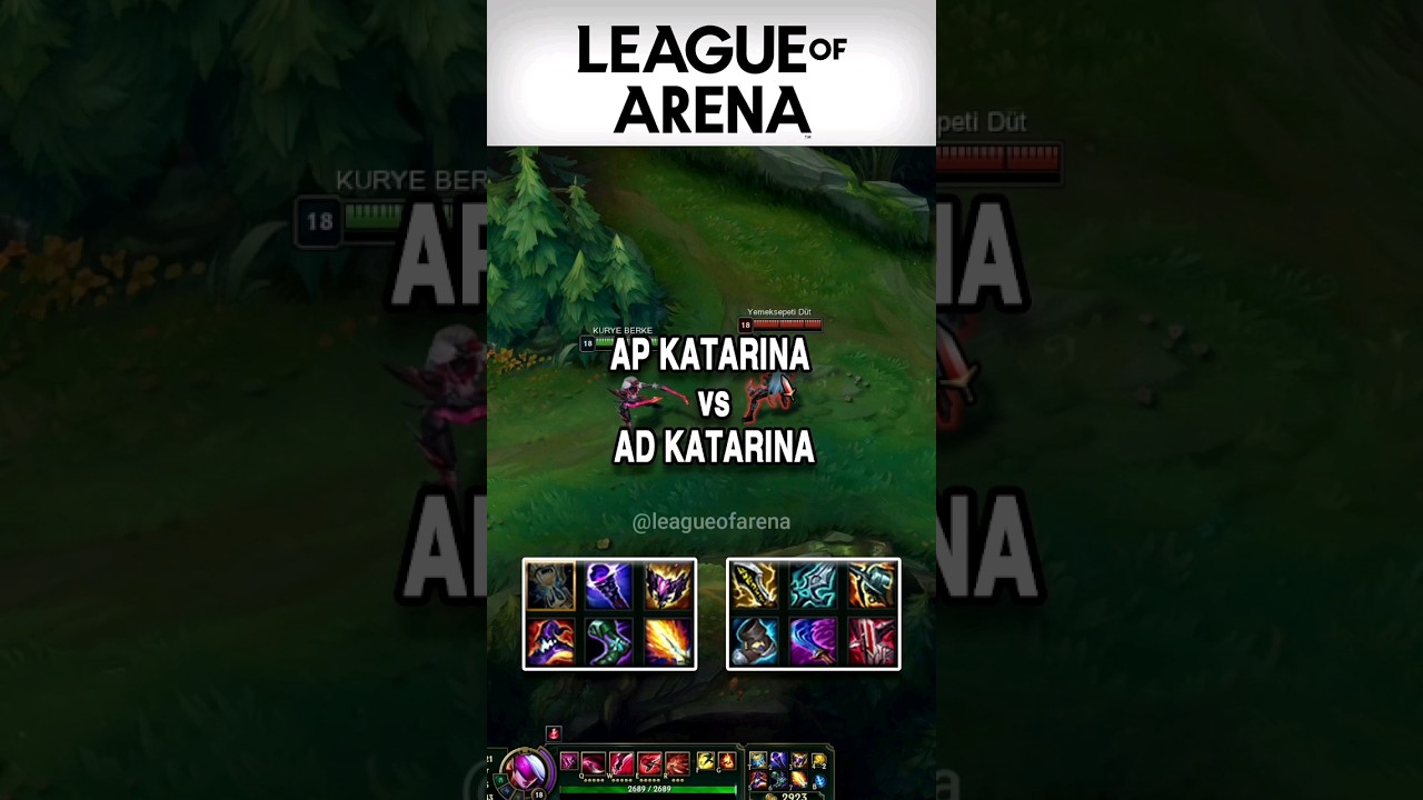 AP KATARINA vs AD KATARINA | WHICH BUILD IS BETTER? #leagueoflegends #katarina