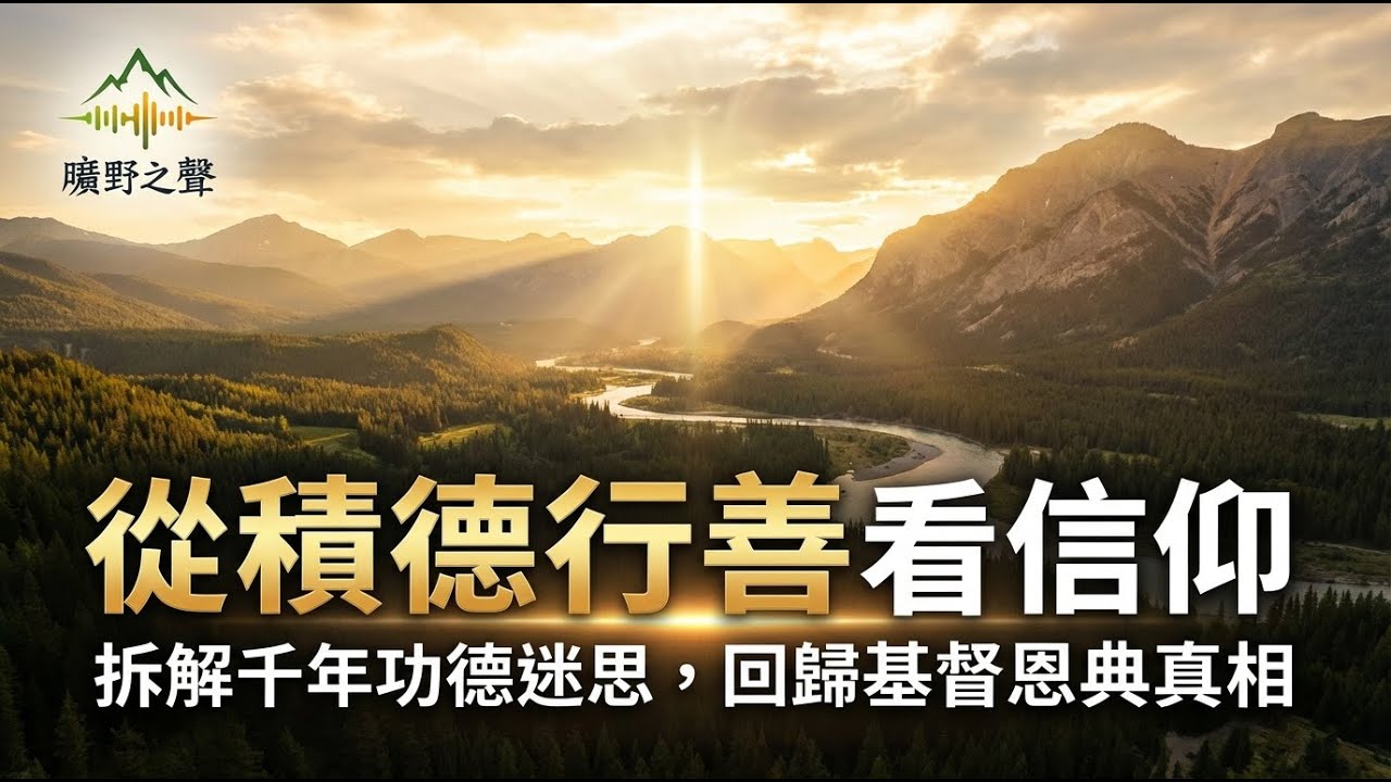 【從積德行善看信仰】拆解千年功德迷思，回歸基督恩典真相 🧭 56年事奉心血結晶分享 🕊️｜陳天森牧師【粵語】