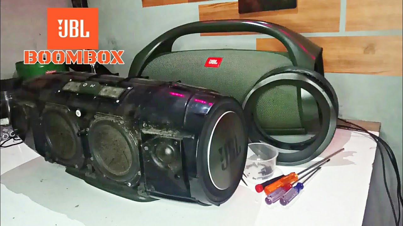 JBL Boombox Battery Mod with 8x 18650 battery || ganti baterai JBL Boombox dengan baterai 18650