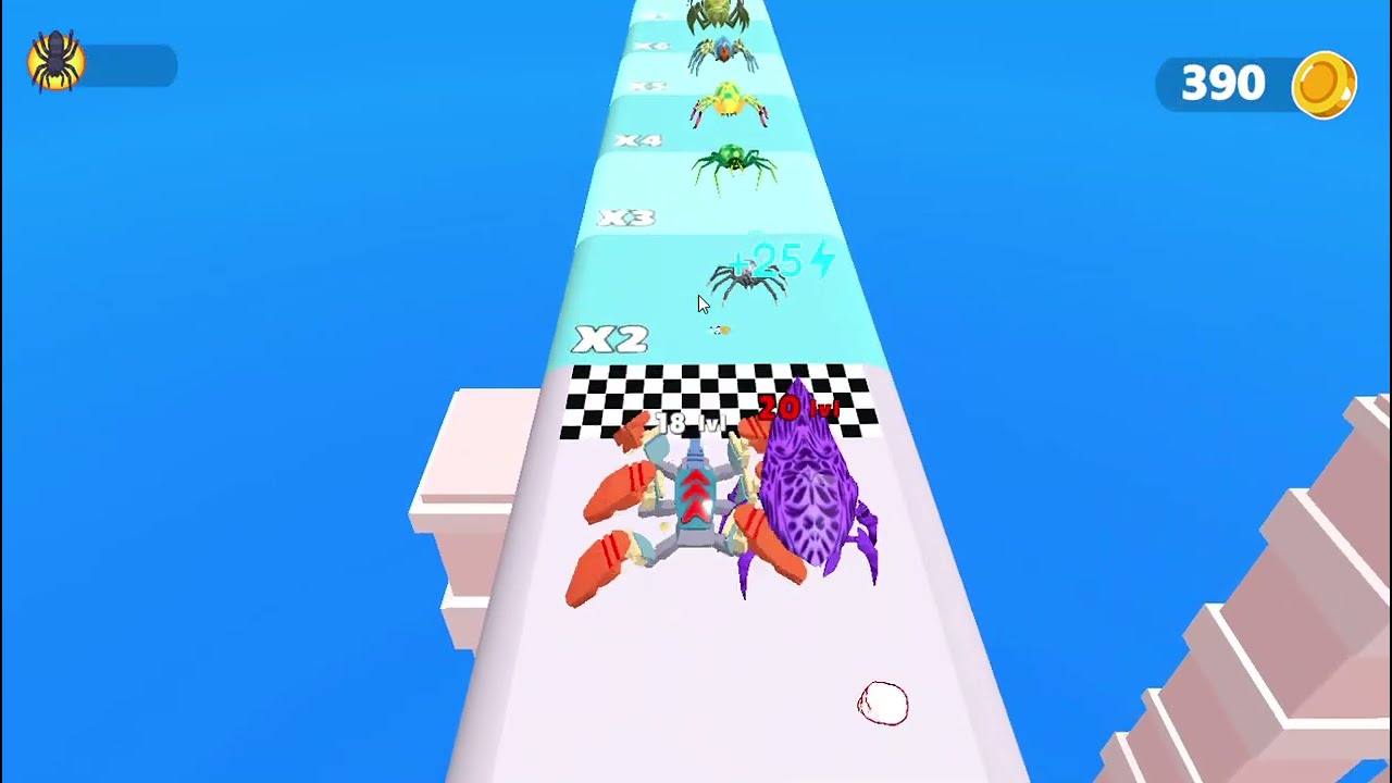 Spider Evolution : Runner Game - Part 2