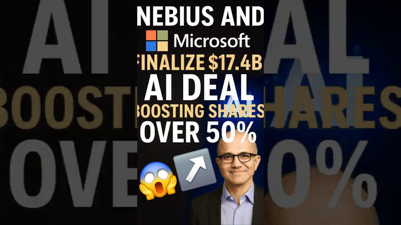 Microsoft Deal Sends Nebius Shares Soaring 50% 🚀 | AI Market Shaken!