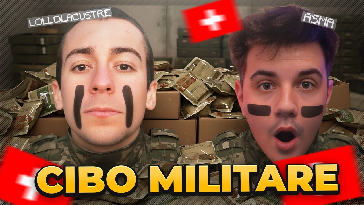 ASMA e LOLLO PROVANO il CIBO MILITARE SVIZZERO!!
