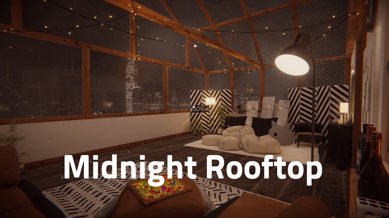 [VRchat Worlds BGM] Midnight Rooftop