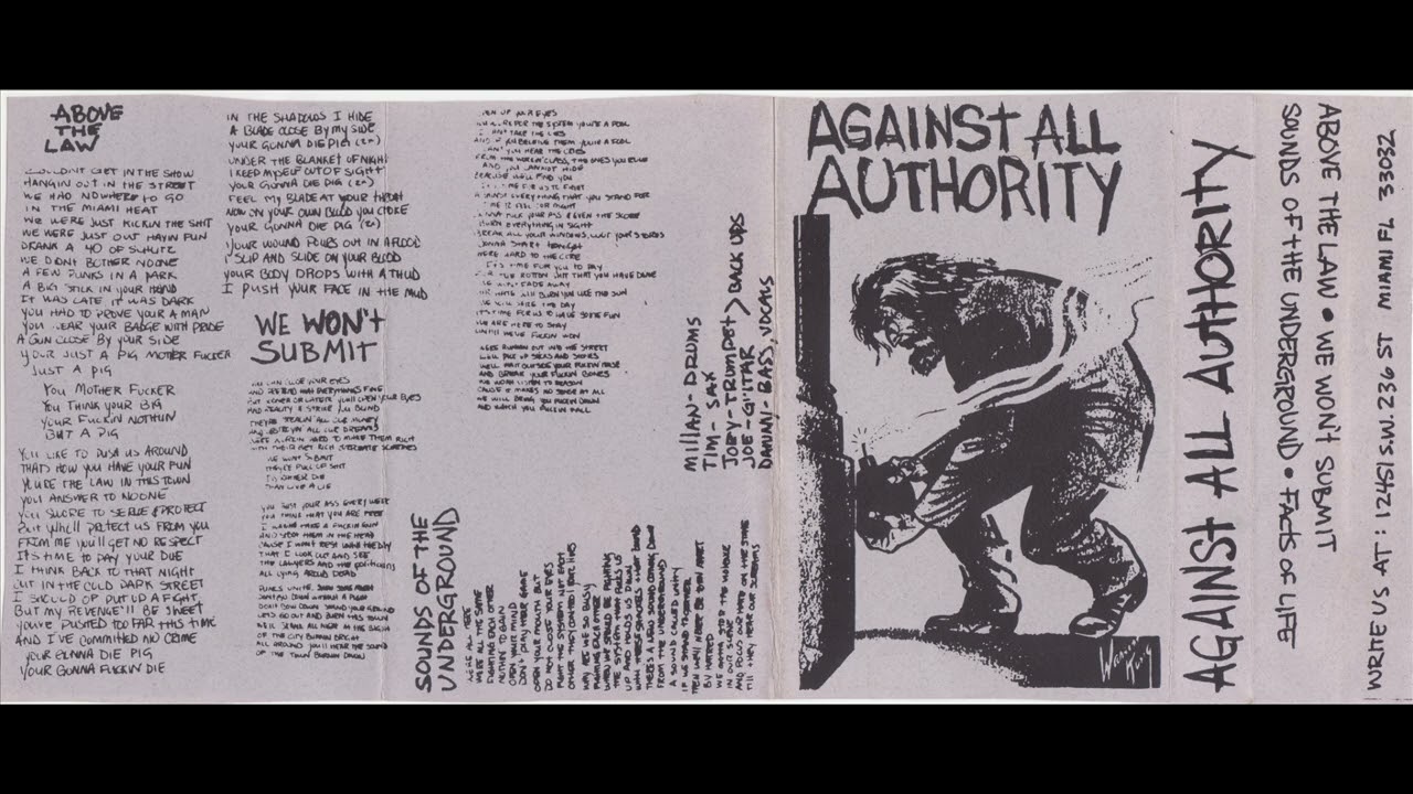 Against All Authority - Self Titled Demo (1993)