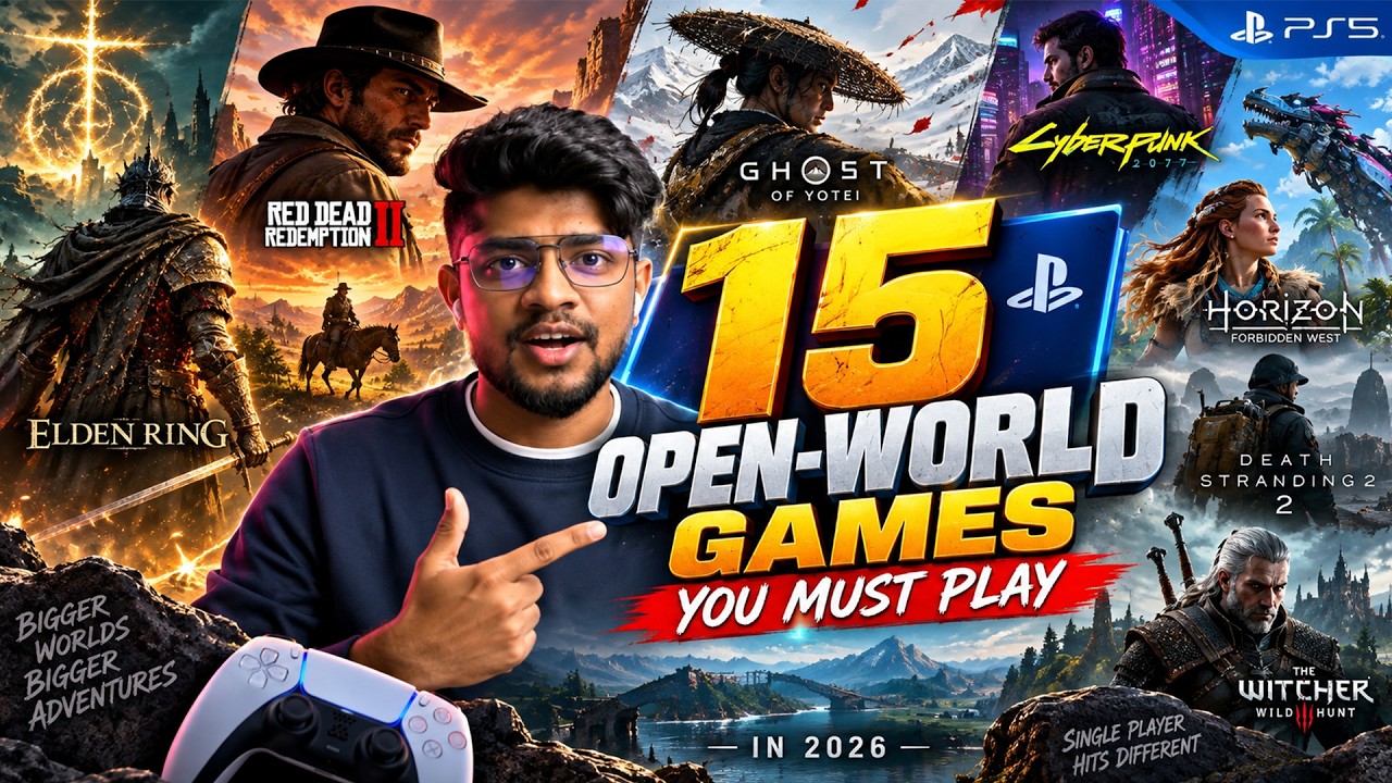 15 Best Open World Single Player PS5 Games You Must Play in 2026