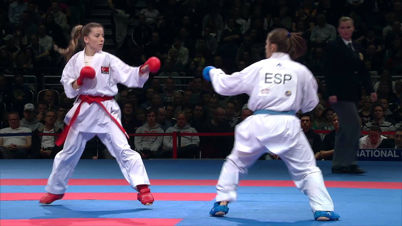 Female Team Kumite SPAIN vs TURKEY (3/3). 2014 World Karate Championships. Bronze Medal