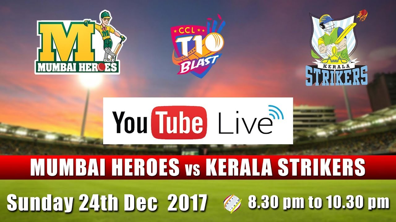 CCL T10 Blast Match I Mumbai Heroes VS Kerala Strikers I Dec 24th