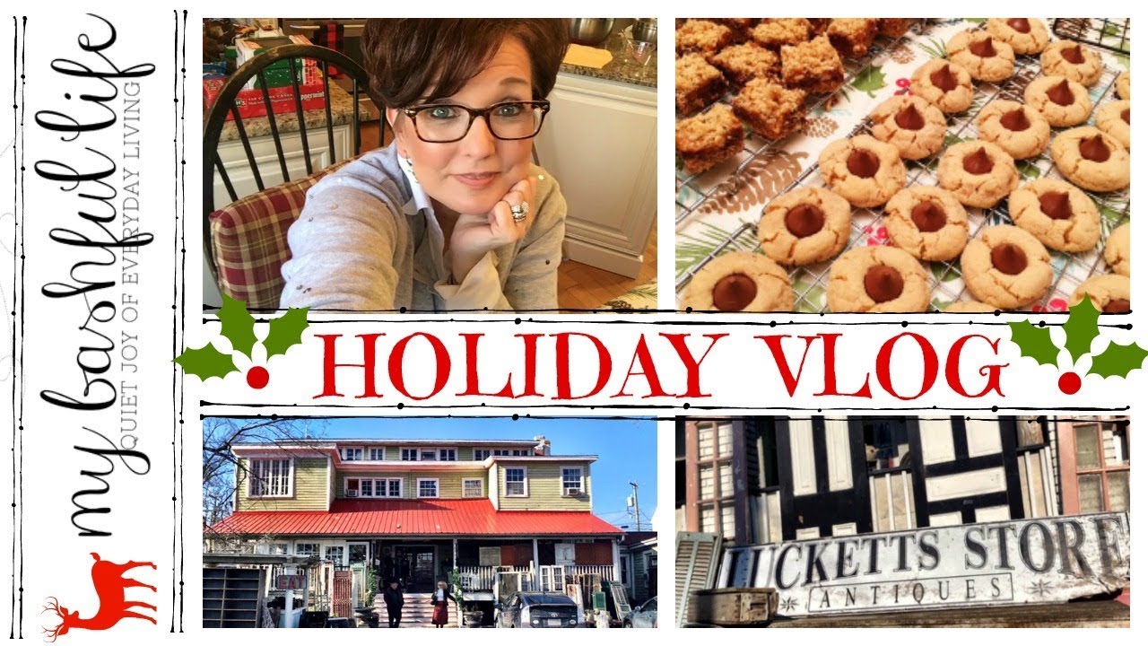 Holiday Vlog / DIY Farmhouse  / Christmas Baking / Card Swap