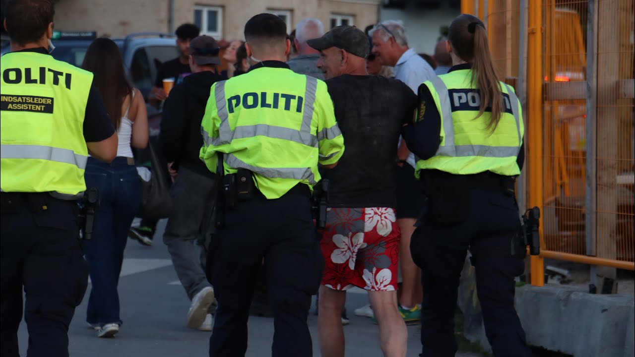 Mand anholdt til havnefest i Hornbæk Lørdag 27/7-24