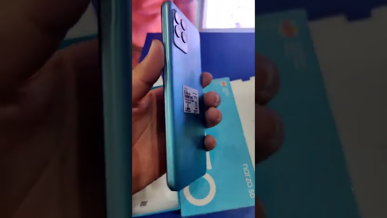 Realme Narzo 50#rear camera 50mp selfie camera 16mp #5000mah #Ram 4+64 #processor mediatek G96