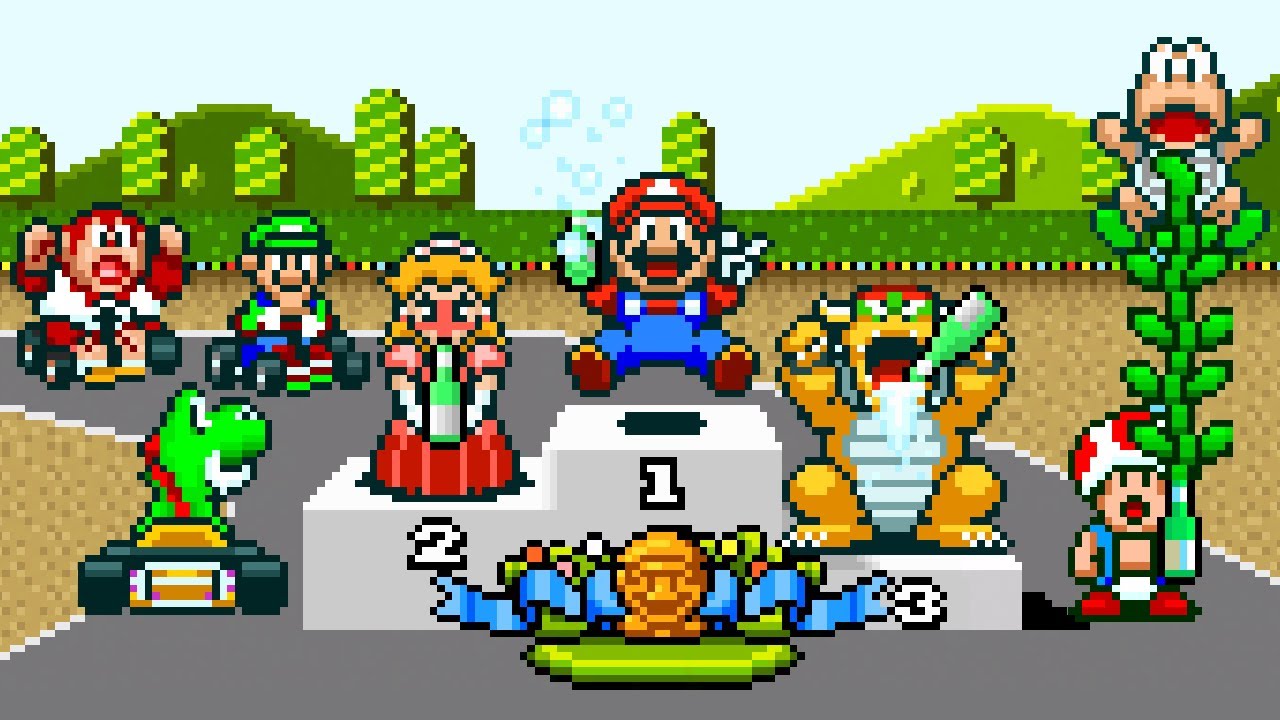 Super Mario Kart HD - All Characters (Winning & Losing Animations)