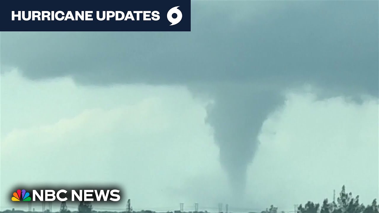 Tornadoes touch down in Florida ahead of Milton’s landfall