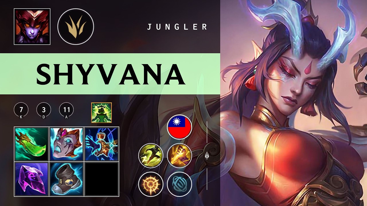 Shyvana Jungle vs Zyra - TW  Patch 26.03
