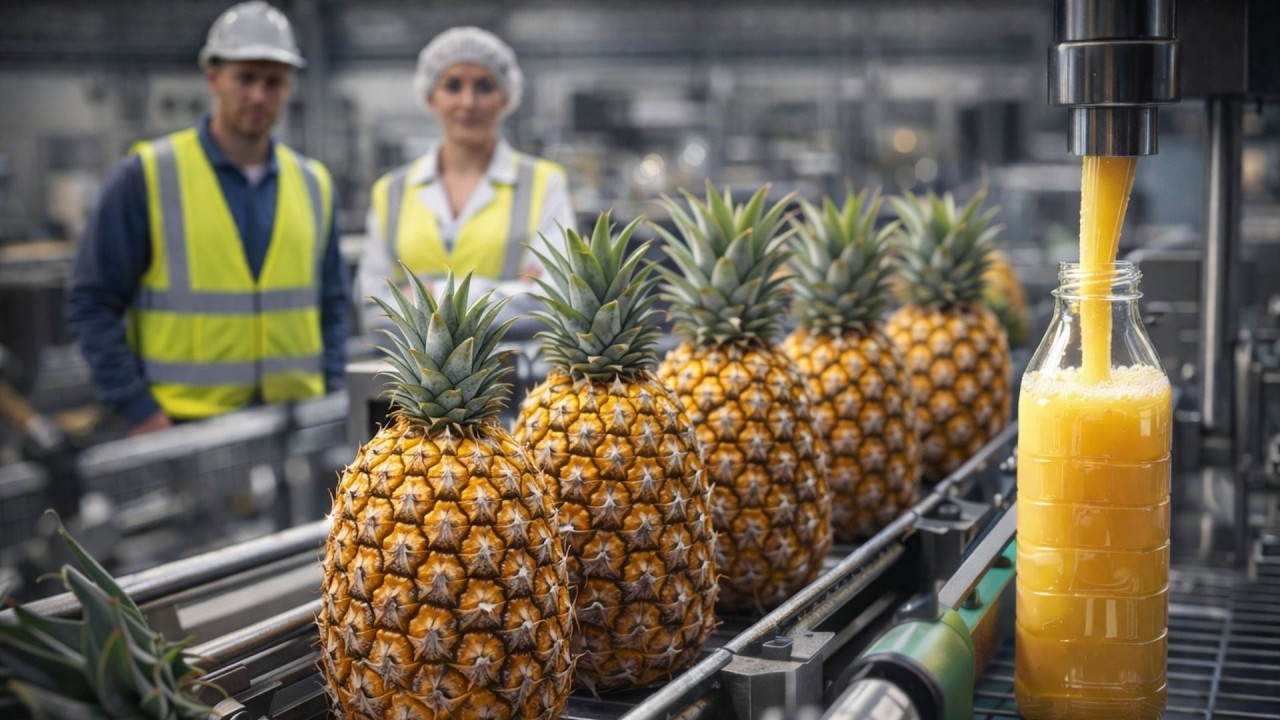Pineapple Processing Factory – From Fruit to Juice | Xtreme Manufacturing