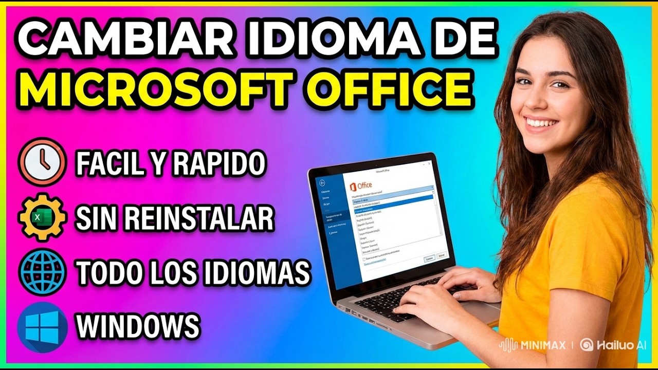 CAMBIAR IDIOMA DE OFFICE WORD, EXCEL 2016, 2019, 2021 en este 2026
