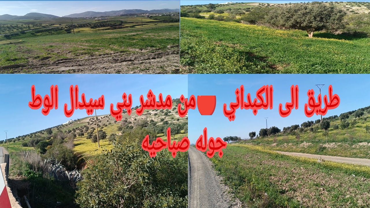 طريق الى الكبداني 🔴من مدشر بني سيدال الوط جوله صباحيه 