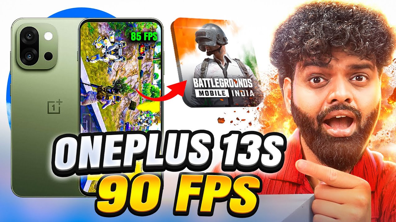 OnePlus 13s - 90 FPS BGMI Test 🔥 SD 8 Elite