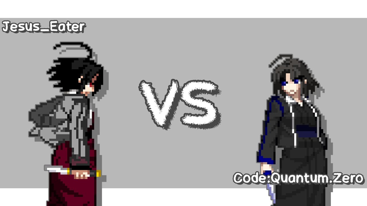 『MUGEN』~ Jesus_Eater (12p) vs. Code:Quantum.Zero (Lv.1, Alpha 2)