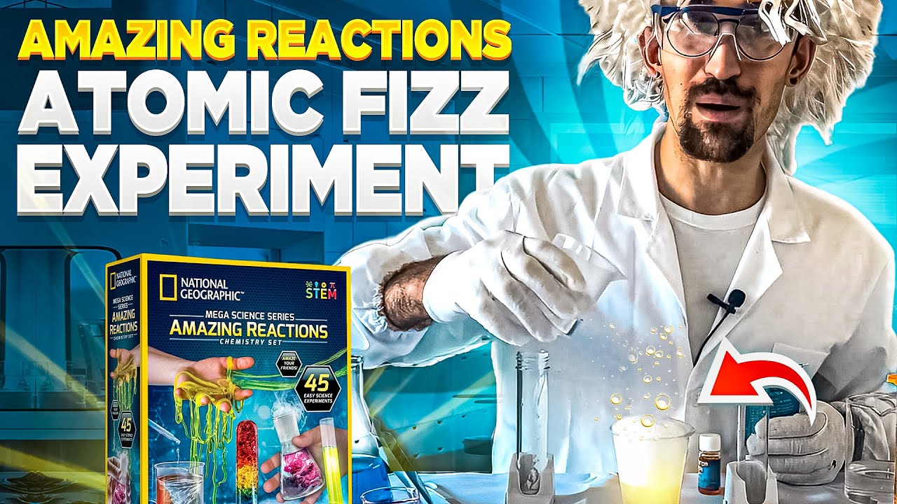 National Geographic Amazing Reactions - Atomic Fizz Kids Chemistry Experiments