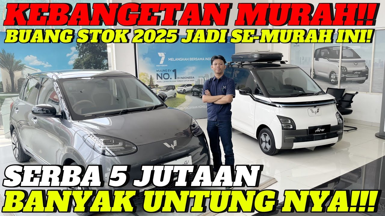 WULING LAGI BUANG STOK 2025‼️Diskonnya Kebangetan Gede, Semuah kalah