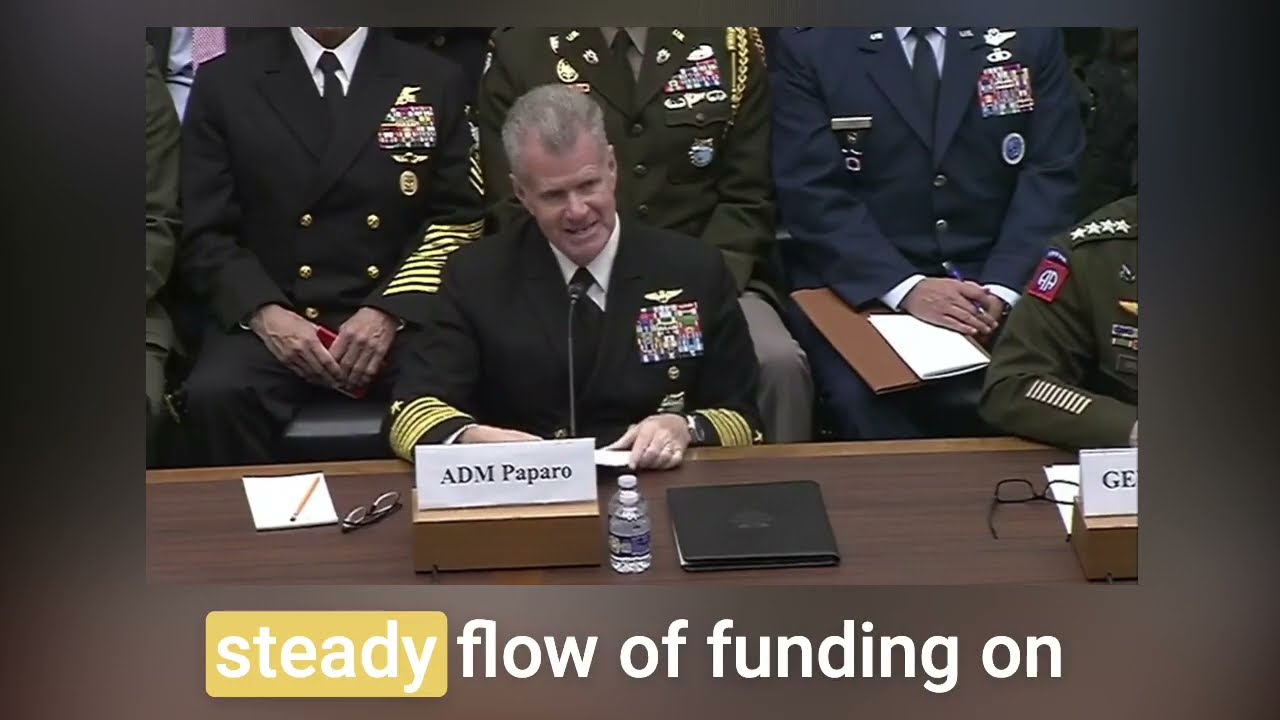 Rep. Wittman at House Armed Services Committee Hearing; April 9, 2025