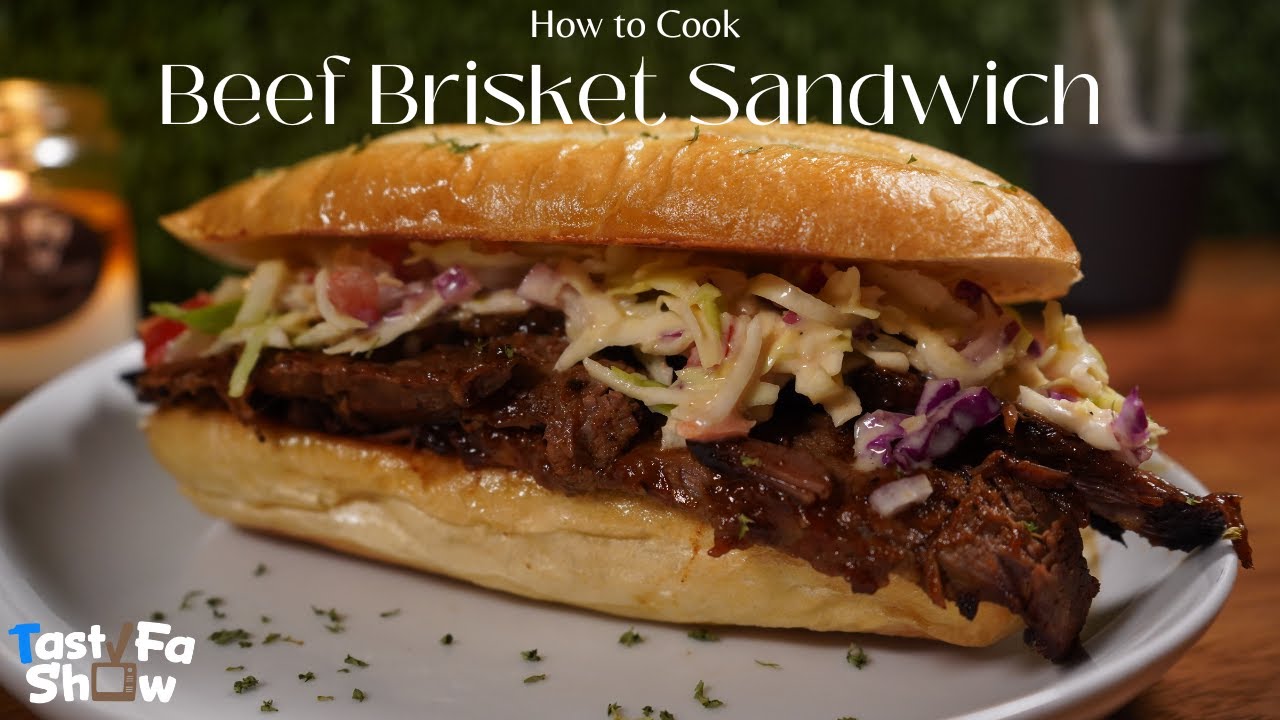 How To Cook TastyFaShow's Homemade Beef Brisket Sandwich Recipe