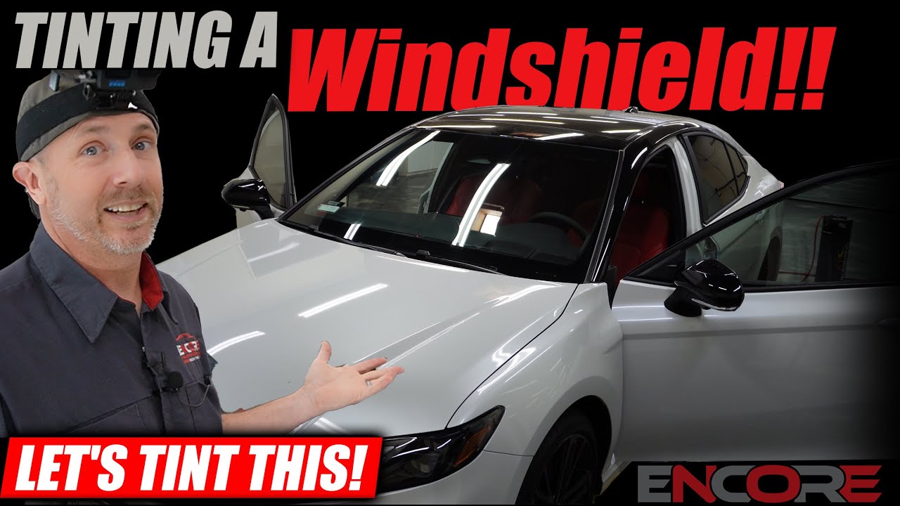 How to Tint a Windshield: 2025 Toyota Camry Window Tinting Installation Guide