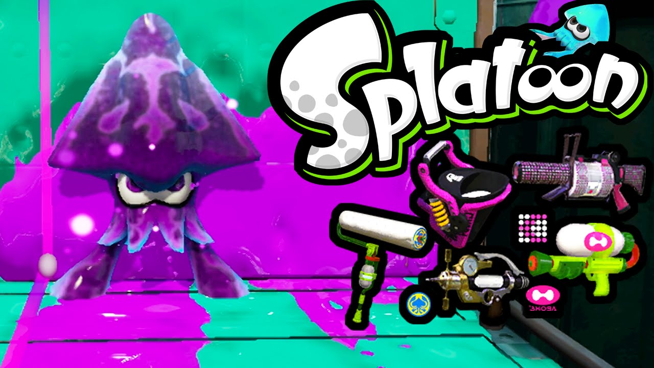 Splatoon Wii U SQUAD BATTLES! Bloop Troop Tower Control Kraken Slosher 2.0 Online Gameplay PART 39