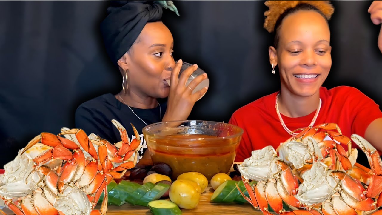 JUICY SEAFOOD BOIL MUKBANG  | CRAB SAUSAGE POTATOES CUCUMBER