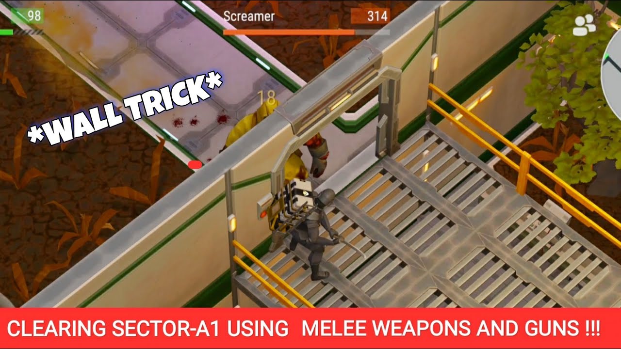 HOW TO WALL TRICK IN SECTOR-A1 and CLEAR IT EASILY NEW LAB UPDATE!! - Last Day on Earth: Survival