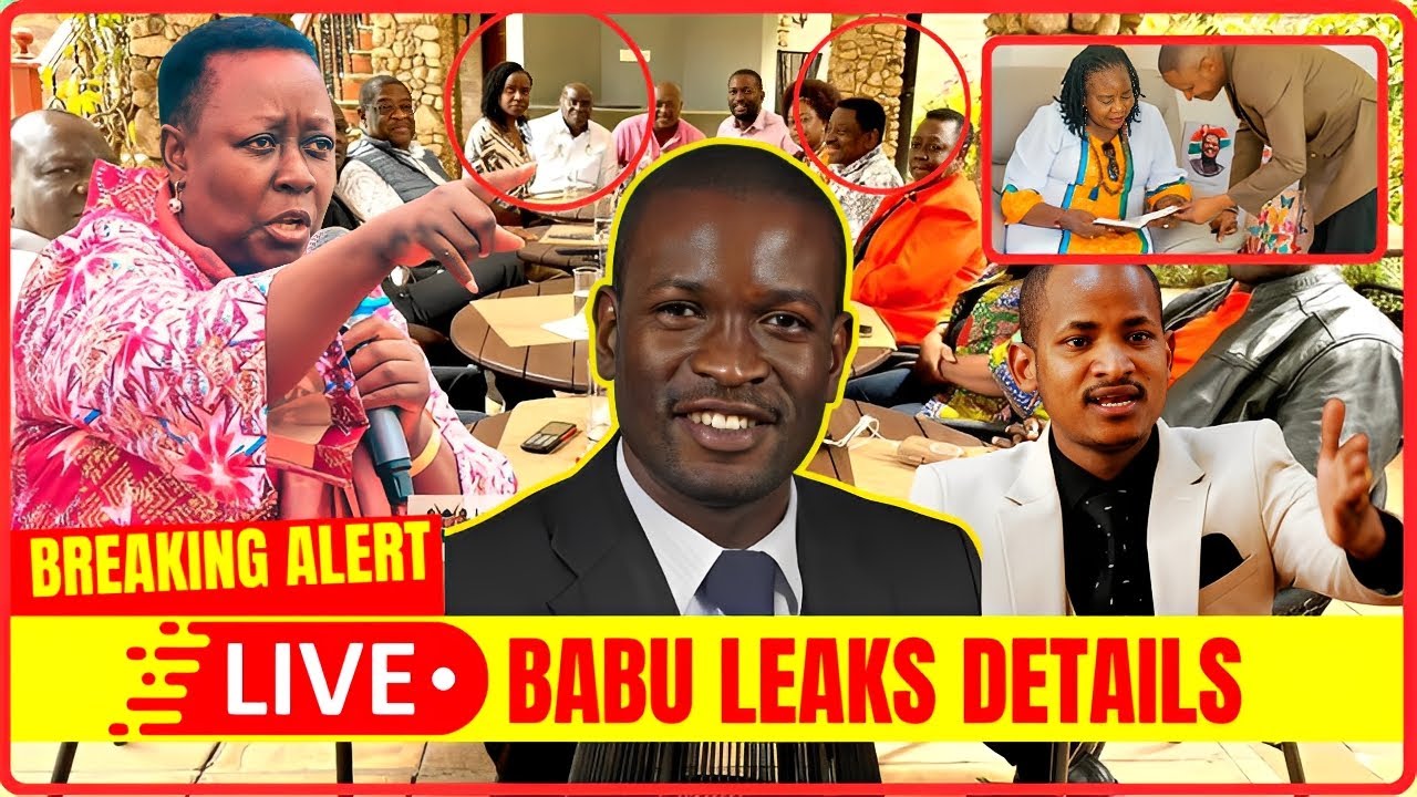 BOMBSHELL 🚨 Babu Owino Accidentally LEAKS SHOCKING Meeting Details with Sifuna, Orengo & Ruth Odinga