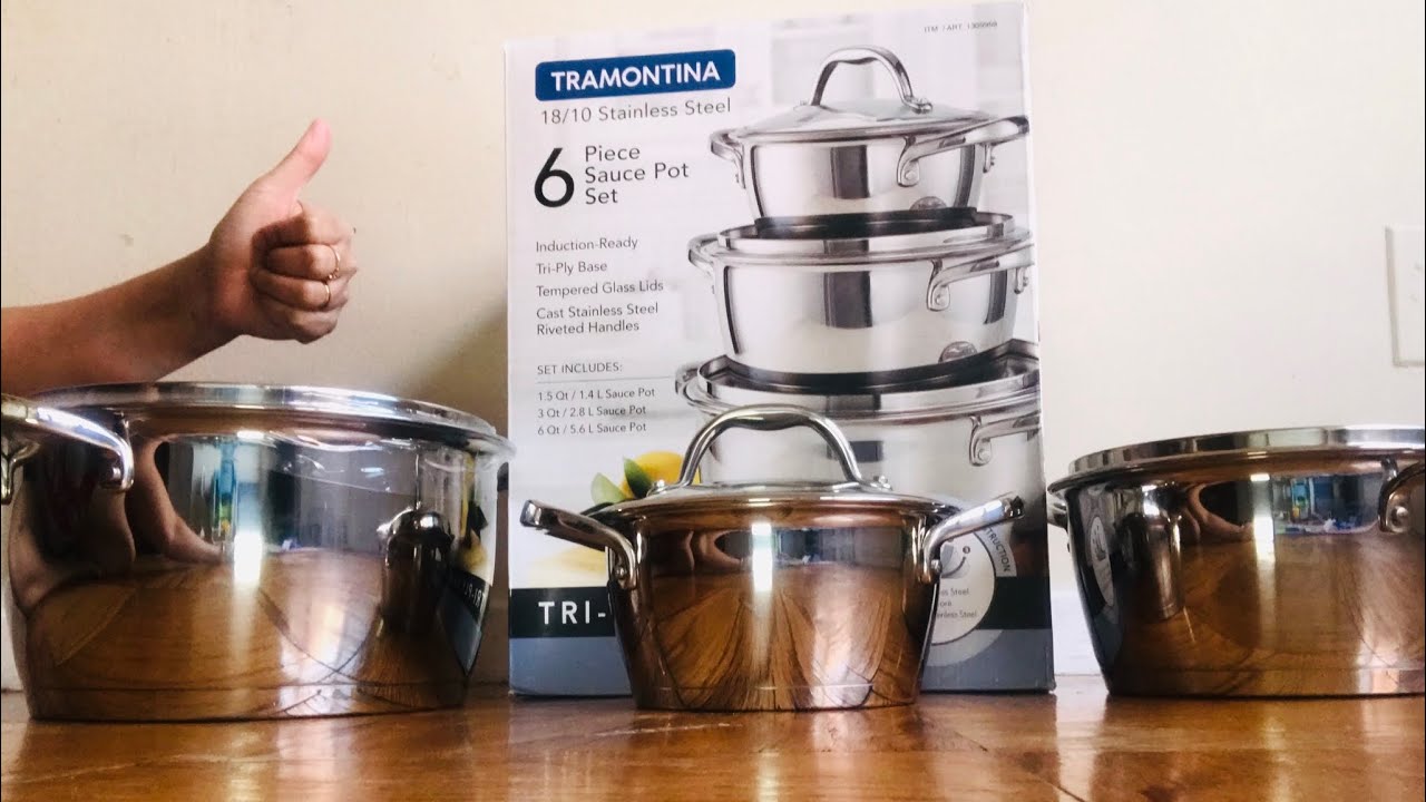 Unboxing and Review of Tramontina sauce pot set ( Not Paid Review/ Not Sponsored video)