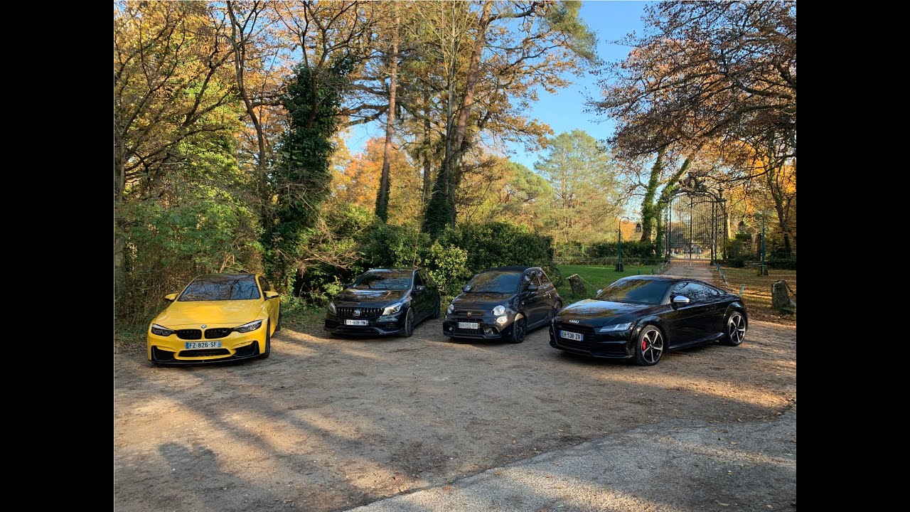 Sortie entre amis ! (M4, Cayman GTS, A45 Brabus, TTS & Abarth)