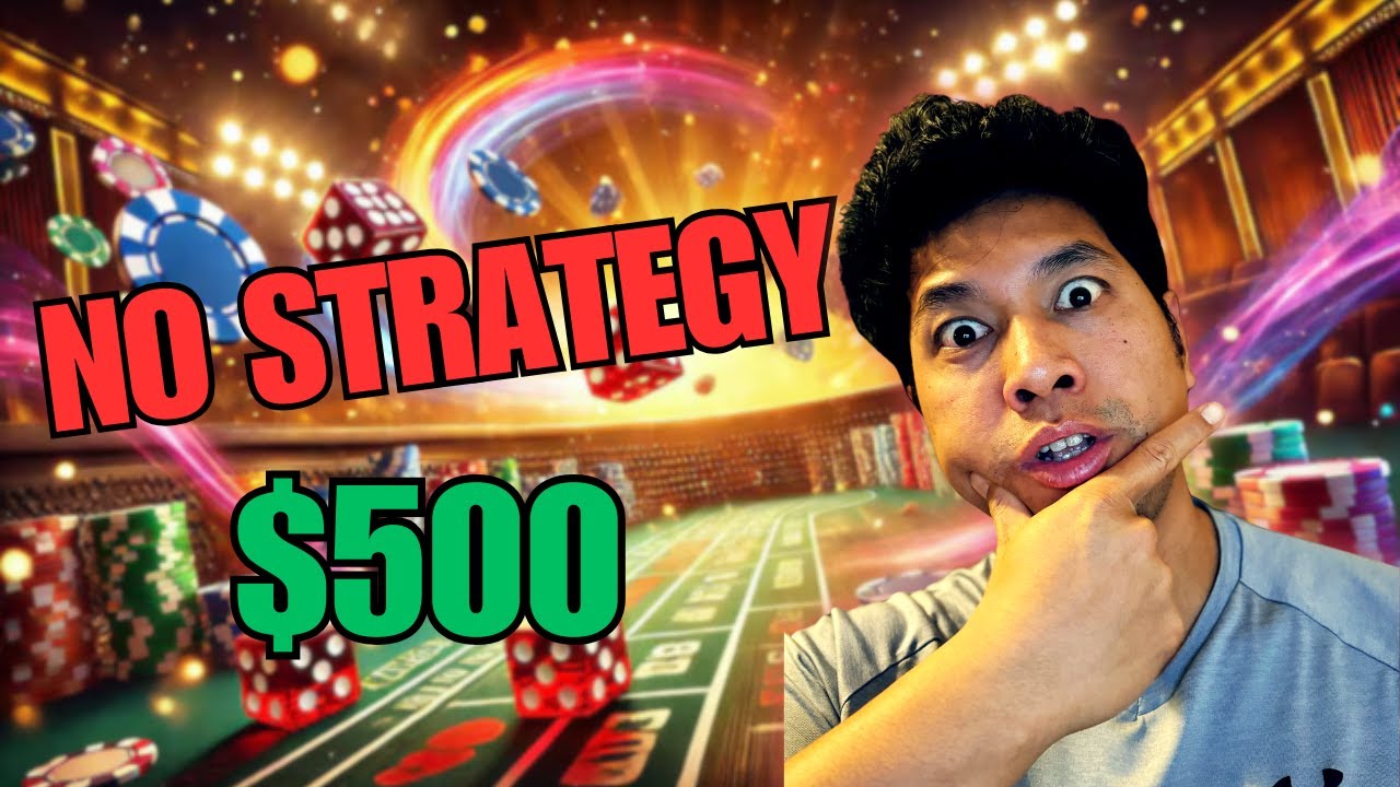 NO Strategy, JUST VIBES – $500 Las Vegas Craps Session! (Part 1)