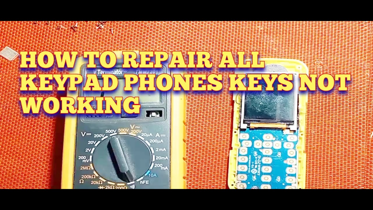 how to repair all keypad phones keys not working in sinhala