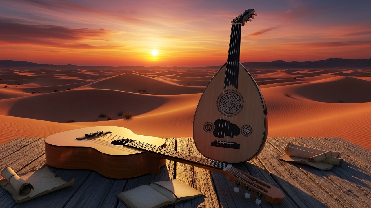 Healing Arabic Instrumental Music Oud 🌸 Middle Eastern Melodies for Meditation & Mindfulness